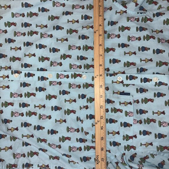 Men's Penguin By Munsingwear Hawaiian Aloha SSBD Wahine Dancing Hula Girls Small - Picture 8 of 11